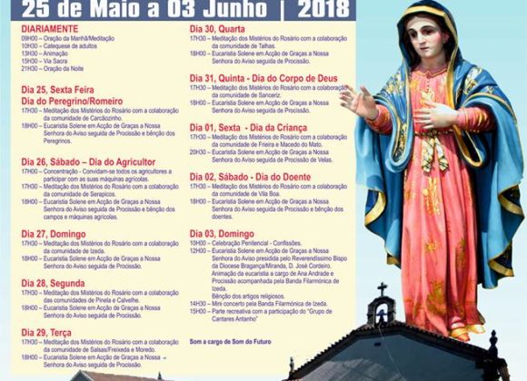 Festa em Honra de Nª Srª do Aviso – 2018