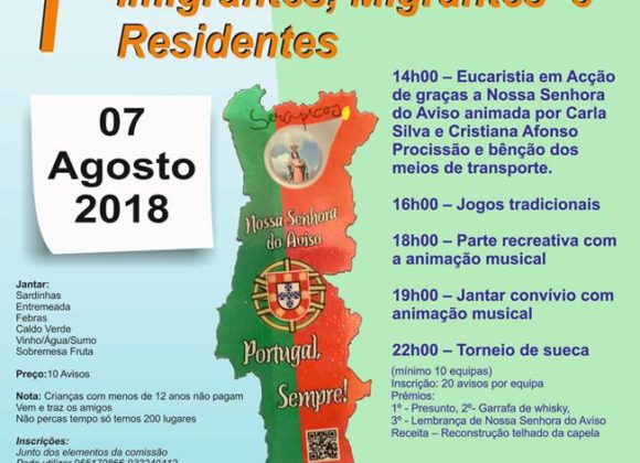 1º Encontro Emigrantes, Imigrantes, Migrantes e Residentes – 2018