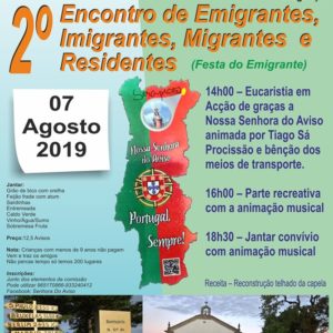 2º Encontro Emigrantes, Imigrantes, Migrantes e Residentes – 2019