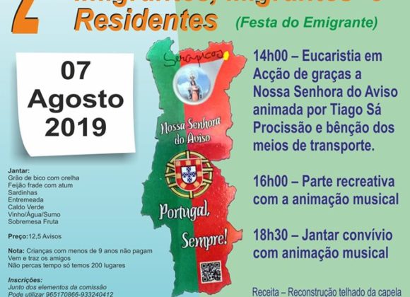 2º Encontro Emigrantes, Imigrantes, Migrantes e Residentes – 2019